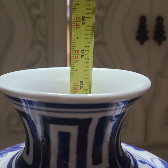 💙🤍 Large, 14" tall x 9" wide Grandmillennial - Picture 4 of 6